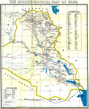 Archaeological map of Iraq