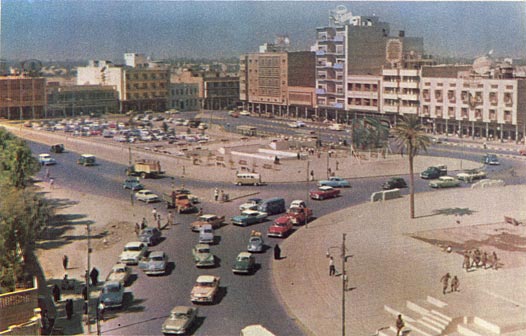 Baghdad, Tahrir Square, printed size 17.59cm x 11.24cm